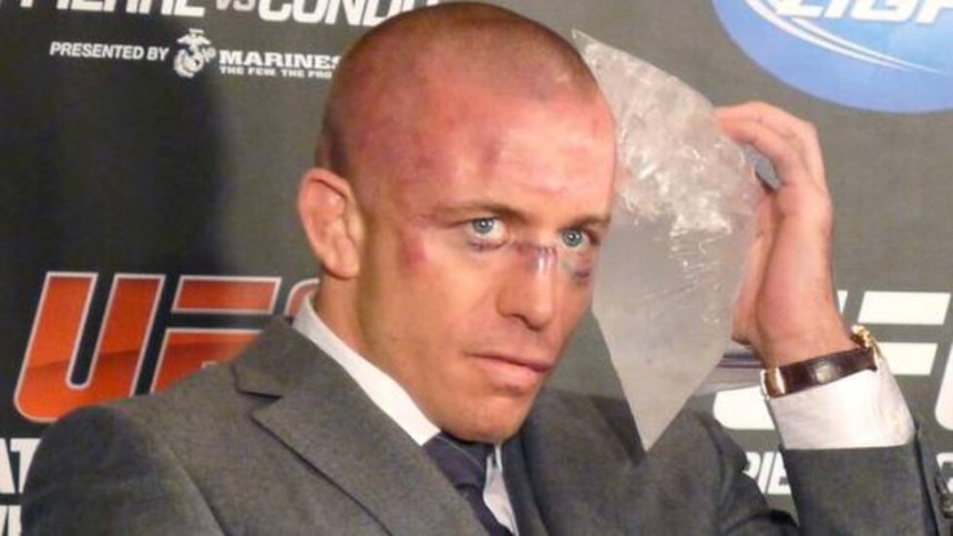 GSP retains his championship belt!
